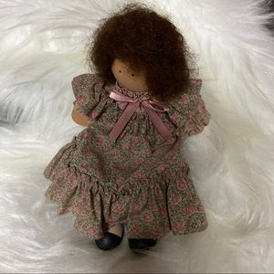 Vintage 1988 Lizzie High 9Handcrafted Wood Doll